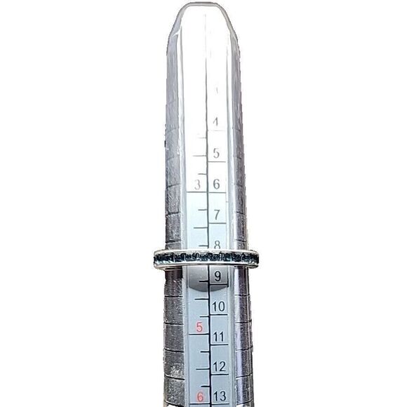 LEGI 925 sterling silver eternity band ring‎ size 4 - Picture 8 of 15